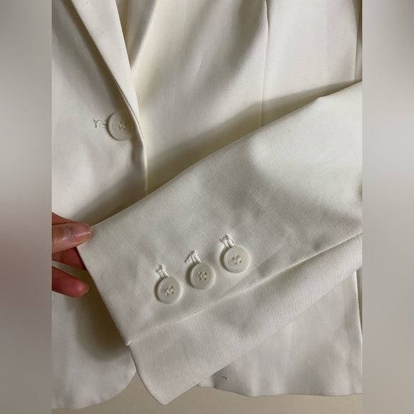 Calvin Klein Blazer White (Size 10) - Picture 2 of 7
